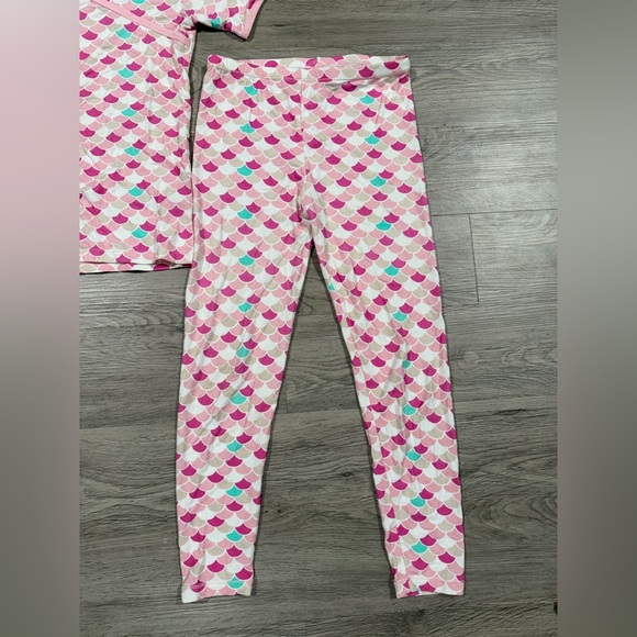 Kickee Colorful Heart Pattern Kids Pajamas - Picture 2 of 5